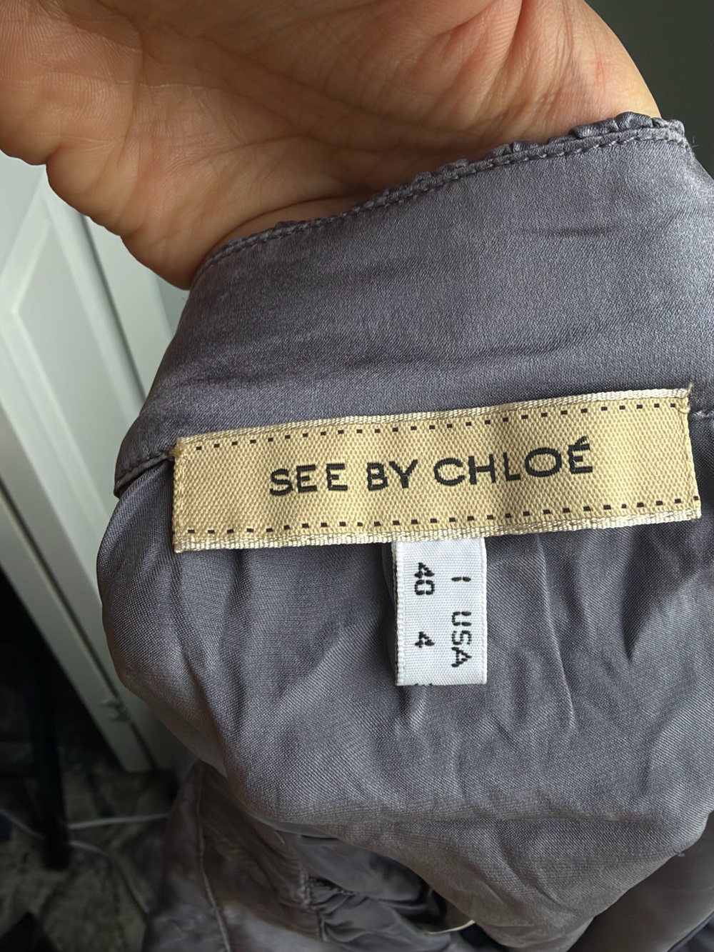 See By Chloe Kids Gray Bottoms